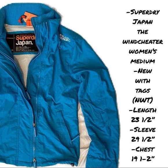 superdry Japan Jackets & Blazers - Superdry Japan the windcheater women’s((NWT) med